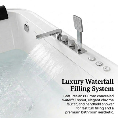 Condris 67" x 35" Whirlpool Bathtub