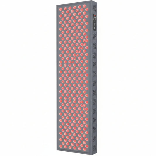 Red Light Therapy Panel Designed for Professional Use, 300 Dual Chip LEDs, 660nm & 850nm Wavelengths, Timer