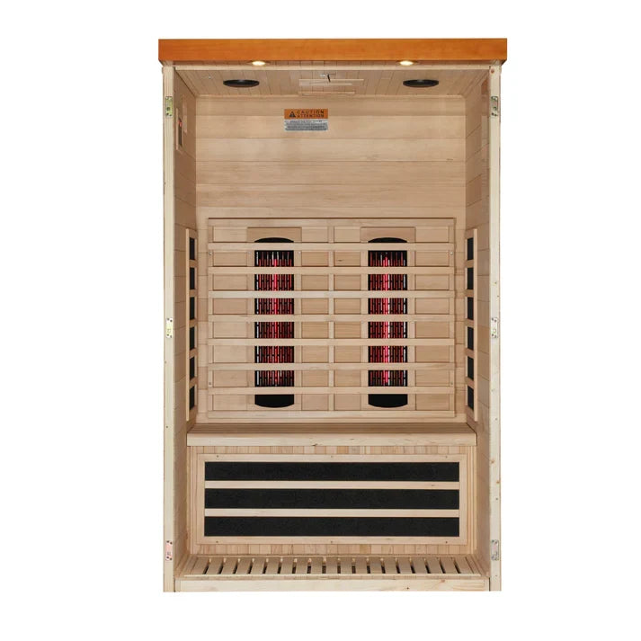Dynamic Llumeneres DYN-6215-03 FS Full Spectrum Near Zero EMF 2 Person Sauna