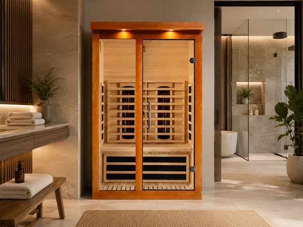 Dynamic Llumeneres DYN-6215-03 FS Full Spectrum Near Zero EMF 2 Person Sauna
