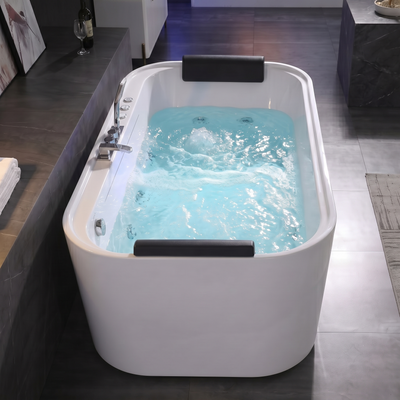 Whirlpool Bathtub with Luxury Jets - 67" x 35" - Acrylic White